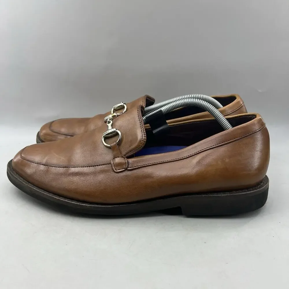 Allen Edmonds Road Warriors Bit Loafers Men Size 12 D Brown Leather Comfort Shoe